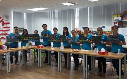 Nhân viên người Việt tại văn phòng WWO Việt Nam