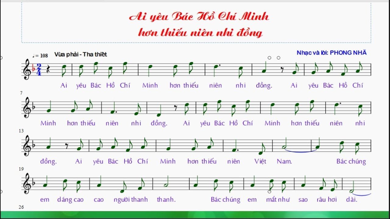 Ai yêu Bác Hồ Chí Minh