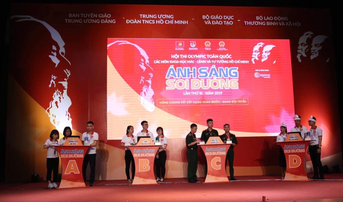 VÃ²ng chung káº¿t Há»i thi Olympic toÃ n quá»c cÃ¡c mÃ´n khoa há»c MÃ¡c - LÃª-nin vÃ  tÆ° tÆ°á»ng Há» ChÃ­ Minh "Ãnh sÃ¡ng soi ÄÆ°á»ng" láº§n thá»© III nÄm 2019.