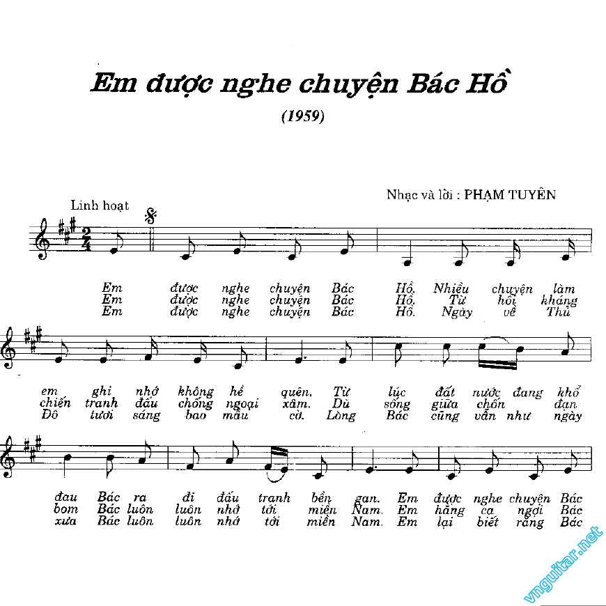 Em được nghe chuyện Bác Hồ